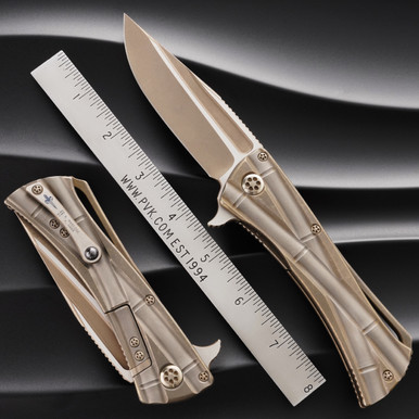 Marfione Custom Closer, Bronzed Two-Tone Apocalyptic Blade