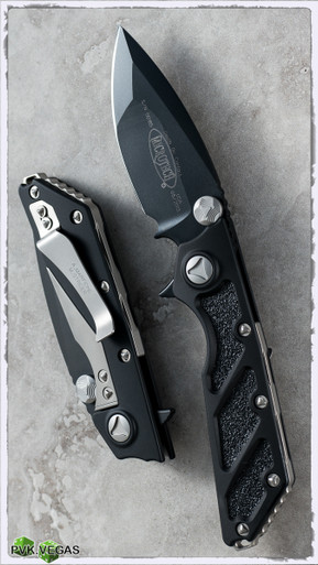 Microtech DOC M/A 153-1 Black Handle Black Blade - PVK