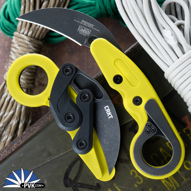 ロトグリップ　アルティメットレッカー15P CRKT Provoke Zap Kinematic Morphing Karambit Folding Knife, 2.4