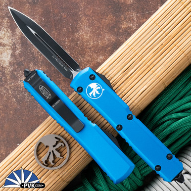 TECH テック MY02 新品 ブルーアルマイト Microtech Cypher II D/E Apocalyptic Marbled Blue 1242-10MBL