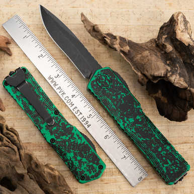 Heretic Knives USN '23 Colossus Battleworn Recurve, Green