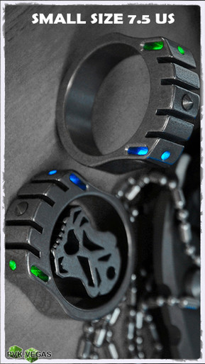 MecArmy Titanium Ring w/ Tritium Inserts & Glass Break