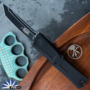 Microtech Combat Troodon Gen 3 1144-1T Tanto Black Blade, Black