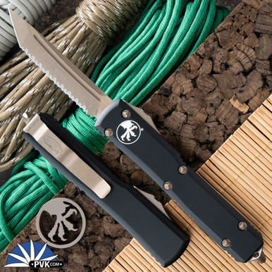 Microtech Ultratech 123-15AP Tanto Apocalyptic Bronze Full