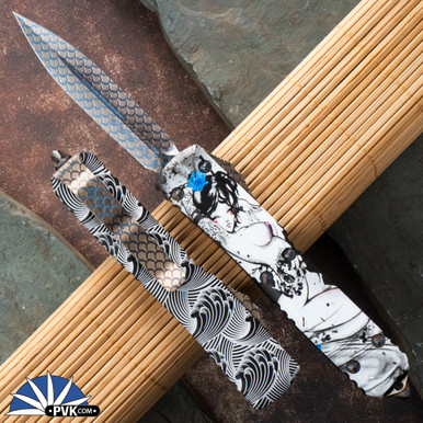 Ultra Tech Geisha PVK Custom Ultratech Full Color Geisha w/Waves, Double Edge Dragon ...