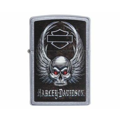 Zippo Lighter 29558 Harley Davidson Skull - PVK