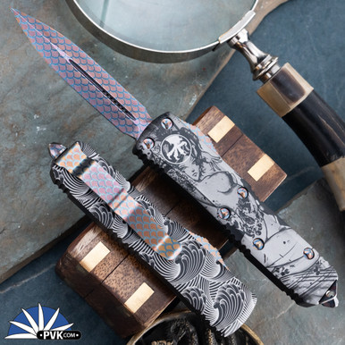 PVK Custom UTX-85 Double Edge Pearlescent Dragon Scale Blade