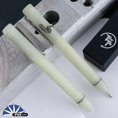 Tactile Turn Bolt Action Pen G10 Natural Jade Short Size PVK