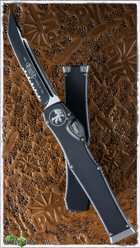 Microtech HALO 6 T/E 250-2 Black Serrated Blade - PVK