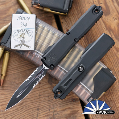 Microtech Ultratech ZBP Gen 3 1122-2T Double Edge Black Partial