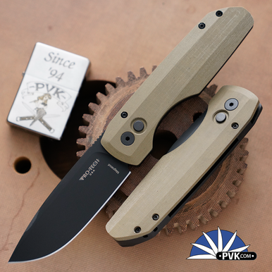 Protech Synapse Auto VERO1213-Green MIC Black DLC Magnacut Blade