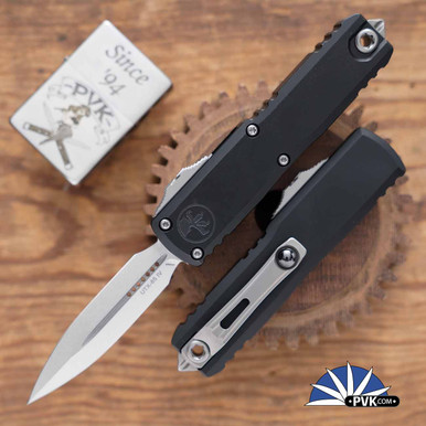 Microtech UTX-85 Gen 4 D/E 12324-10 Stonewashed Double Edge Blade