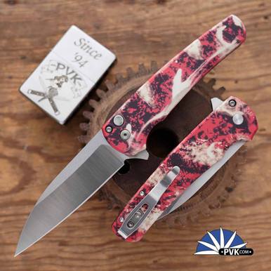 Protech Malibu, Satin Magnacut Wharncliffe Blade, 