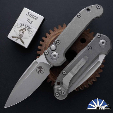 レポロポ Microtech LUDT Gen 3 1135-10APMS1 Apocalyptic Clip Point Blade