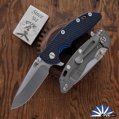 Hinderer XM-18 3.25″ Spearpoint Stonewashed S45VN Blade, Working