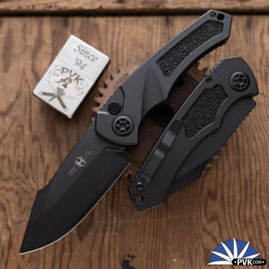 Heretic Knives Pariah Auto, S/E Magnacut Blade, Secret Cel Shade