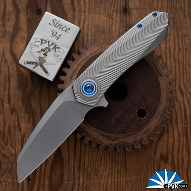 Slate Solutions実物 ソフトアーマーMedium 米国製 B20 Skiff Made Blades Asylum #169, Stonewashed S45VN Blade, Milled