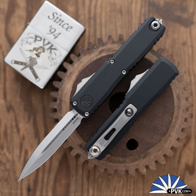 Microtech UTX-70 Gen 4 11474-10, Double Edge Stonewash Blade
