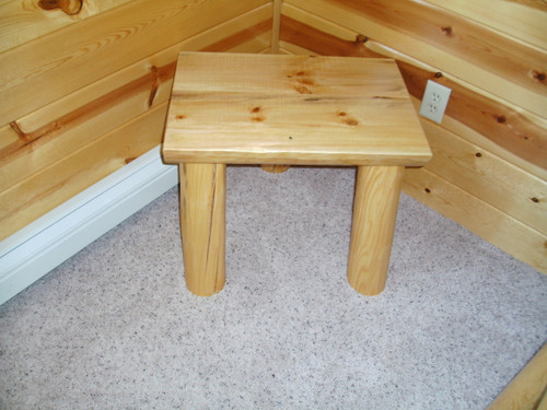 Log Luggage Rack