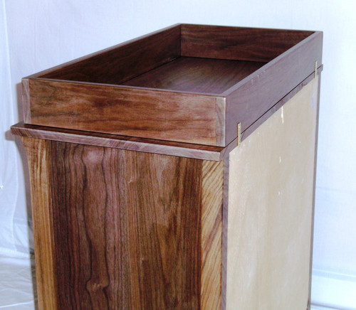 Walnut Dresser With Diaper Changing Station