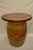 Wine Barrel Pub Table With Walnut Top