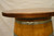 Wine Barrel Pub Table With Walnut Top