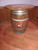 Wine Barrel Pub Table with Rough Sawn Top