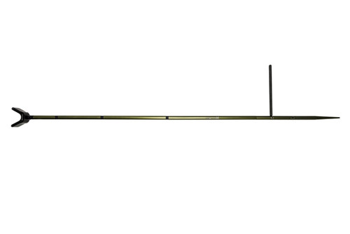 Solo Ultralite Shooting Stick in field, deployed for spot-and-stalk rifle support