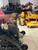 Action Track Stander rest arm and yoke detail, adaptive hunting equipment