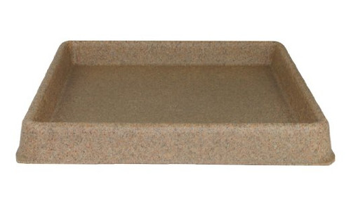 Wide Base Water Dish - 11" Square