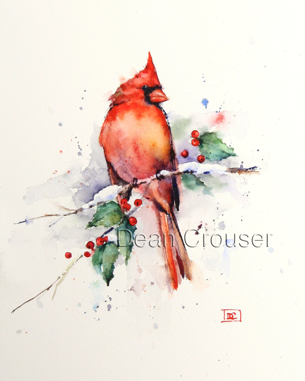 Winter Cardinal The Art Of Dean Crouser