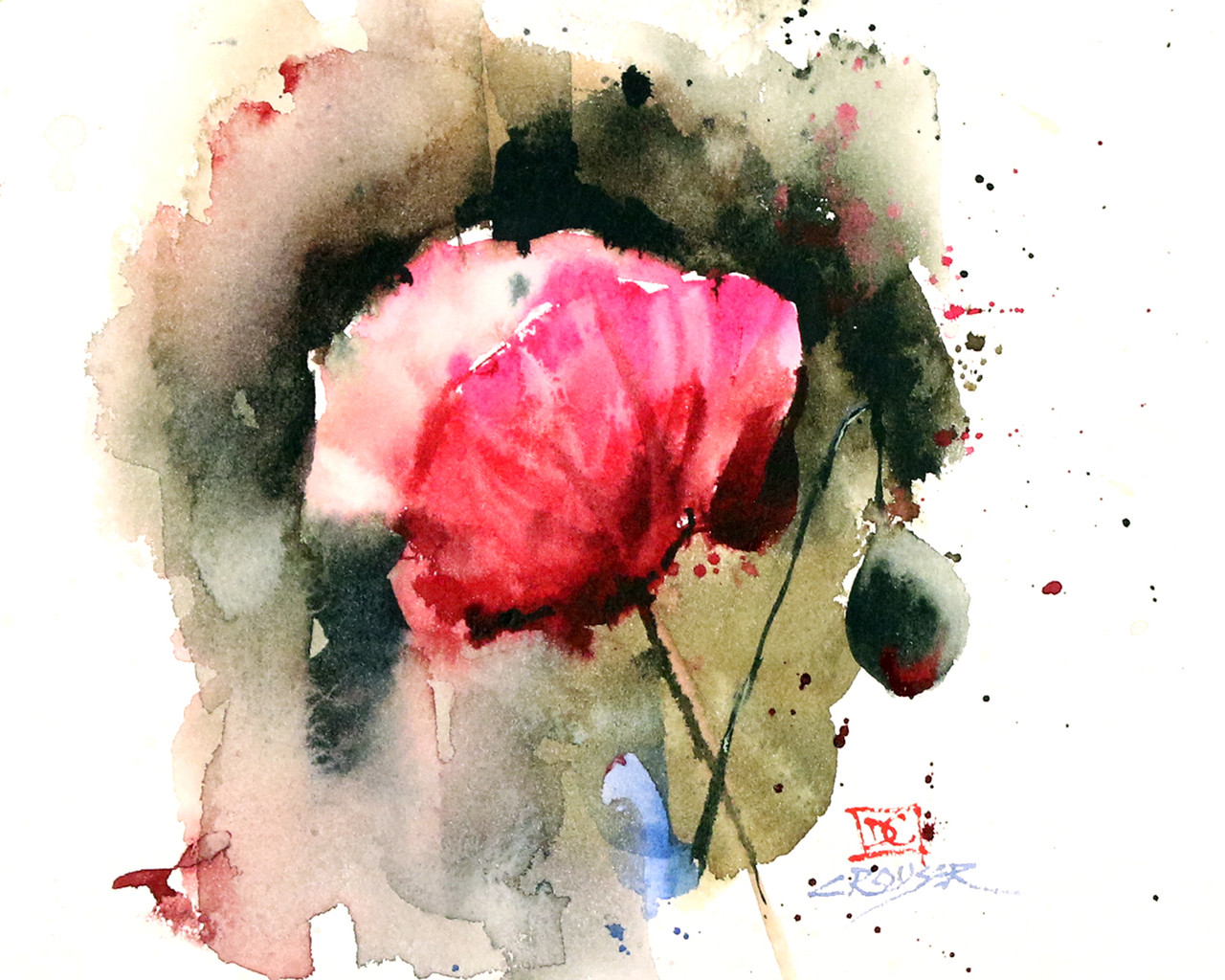 Evening Poppy The Art Of Dean Crouser