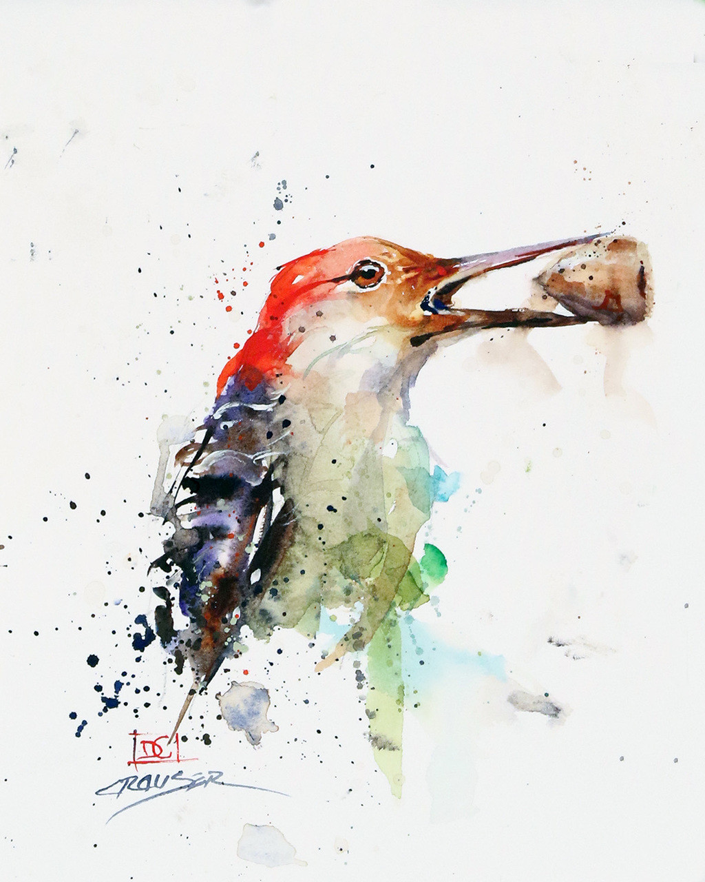 Woodpecker Acorn The Art Of Dean Crouser