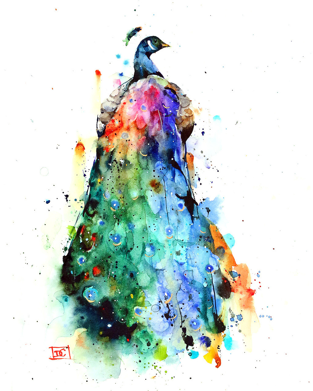 Rainbow Peacock The Art Of Dean Crouser