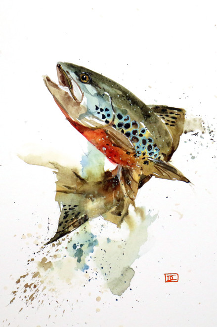 BLUEGILL Original Watercolor Painting by Dean Crouser