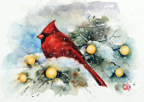 Painting a cardinal with my @grabieofficial Watercolor Paint Set with