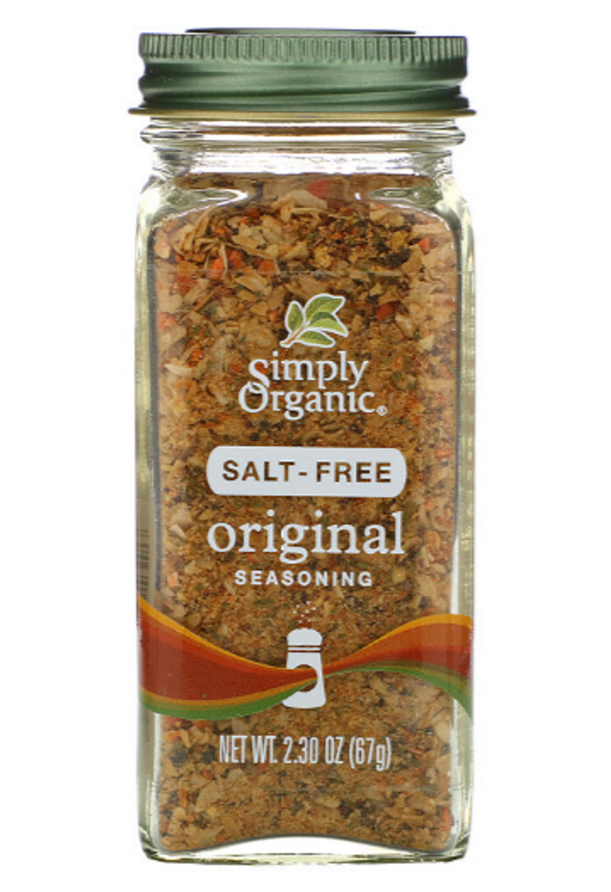 Simply Organic Salt-Free Original Seasoning Blend 2.30 oz.