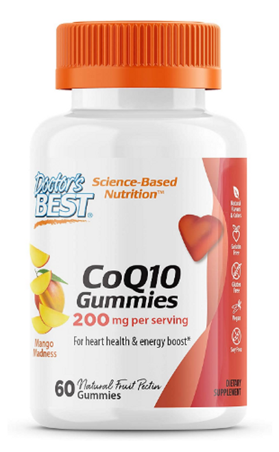 CoQ10 GUMMIES, Mango Flavor, 200 Mg, Doctor's Best - 60 count