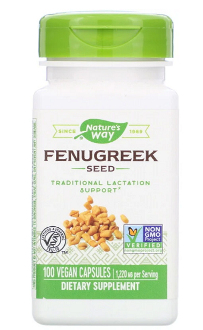 FENUGREEK, Nature's Way, 1,220 mg, 100 vcaps