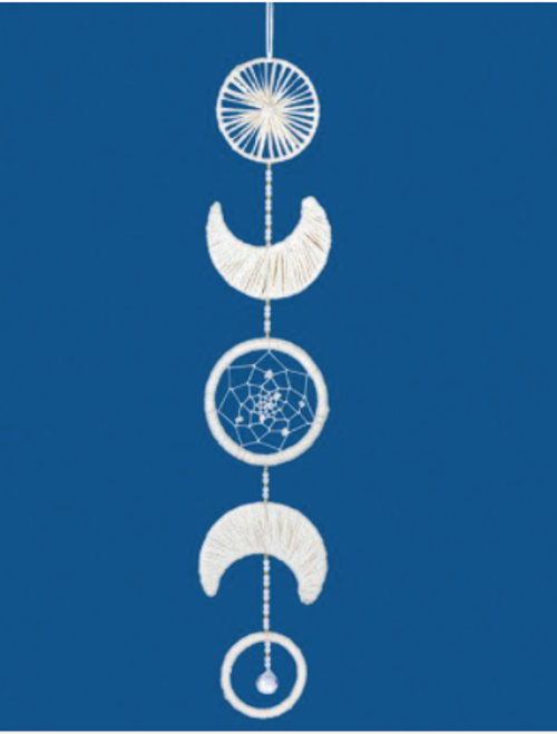 DREAMCATCHER WALL DECOR,  LITTLE LUNAR CYCLE, FAIR-TRADE, DZI -