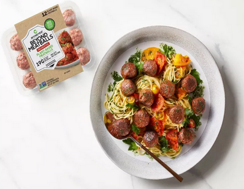 MEATBALLS, ITALIAN, PLANT-BASED, Beyond Meat - 10 oz