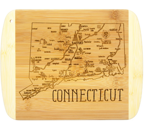 CUTTING AND SERVING BOARD- BAMBOO- Connecticut