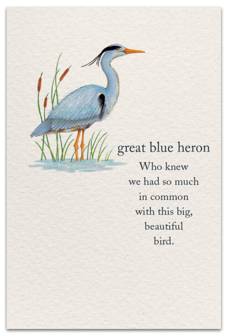 CARD Great Blue Heron, cardthartic