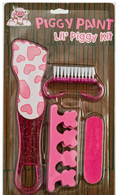 ACCESSORIZE ME! PEDICURE SET, PIGGY PAINT - 1 set