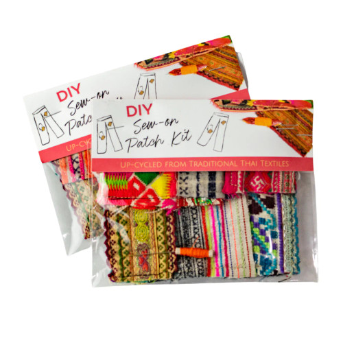 FABRIC PATCH KIT, Upcycled F/T Mexico, Lumily - 1 Kit