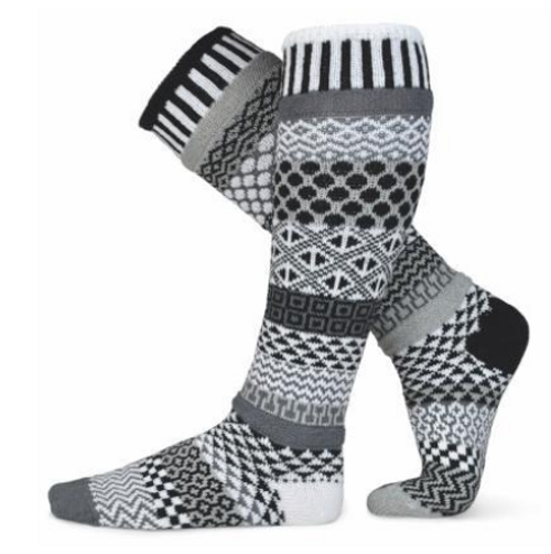 CREW SOCKS, XL MIDNIGHT, Solmate Socks, 1 pair