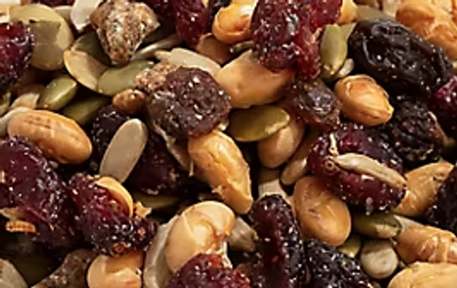 TRAIL MIX, ORGANIC, SEEDS, DRY FRUIT, SOYBEANS, Bulk Repack - 2 oz