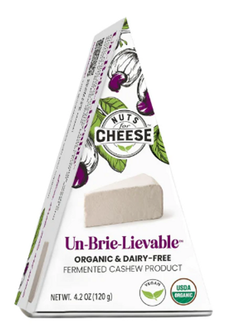 CHEESE, ORGANIC CASHEW, UN-BRIE-LIEVABLE, Nuts for Cheese - 4.2 oz