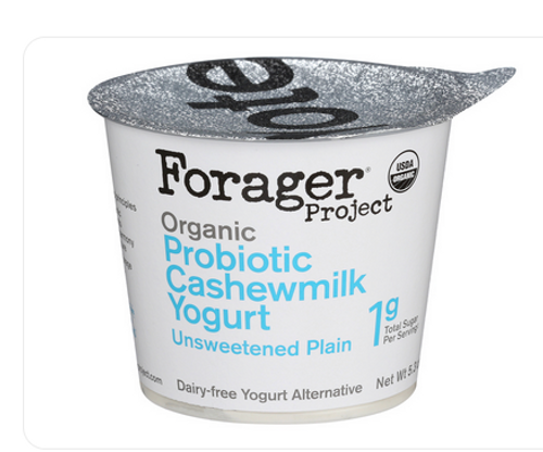 YOGURT, D/F CASHEW, PLAIN UNSWEETENED, Forager - 5.3 oz