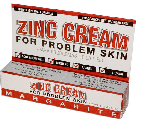 ZINC CREAM, Maximum Strength Mineral Formula, Margarite - 1 oz